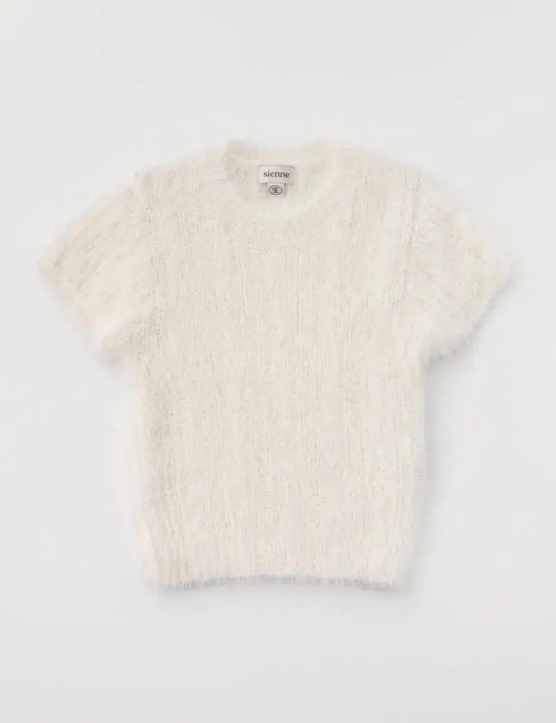 시엔느 Mia shimmering Knit_White